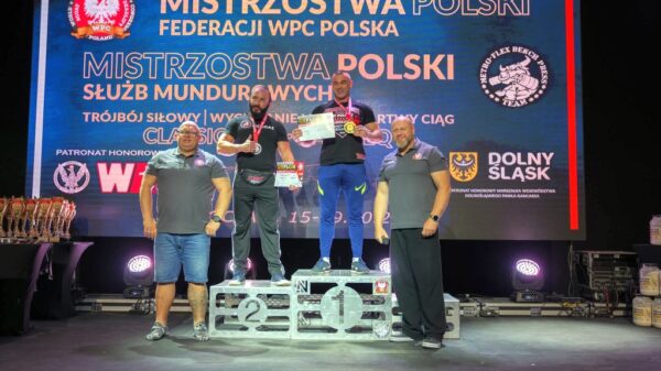 Marcin Oleksy z Opola z rekordem Polski i tytułem wicemistrza kraju w trójboju siłowym