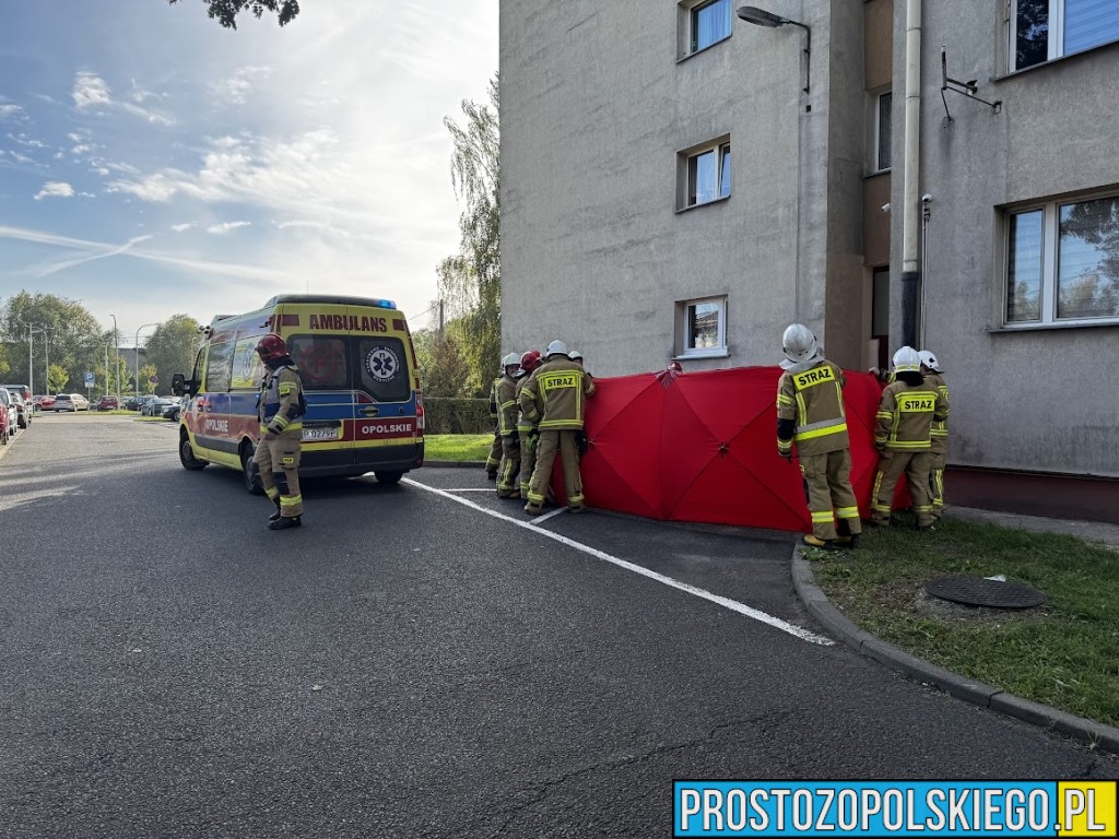 wypadł z okna, wypadł z 8 piętra, wypadł z okna i zginął, wypadek poważny wypadek, spadł z wysokości, 