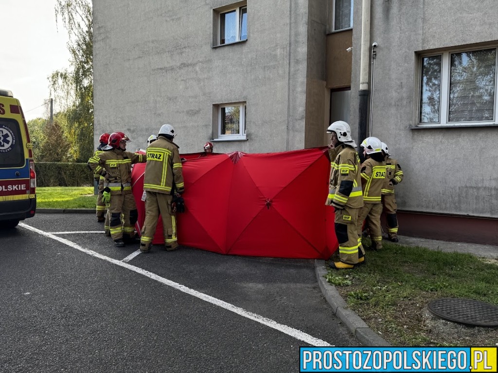 wypadł z okna, wypadł z 8 piętra, wypadł z okna i zginął, wypadek poważny wypadek, spadł z wysokości, 