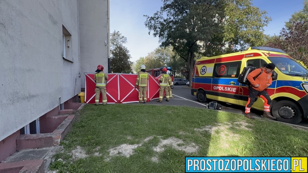 wypadł z okna, wypadł z 8 piętra, wypadł z okna i zginął, wypadek poważny wypadek, spadł z wysokości, 
