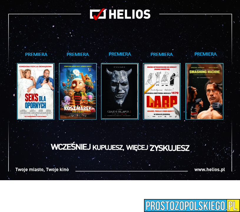 Październikowe premiery w kinach Helios