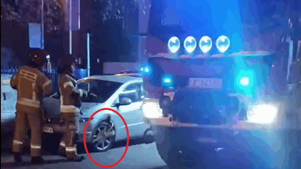 Uszkodził blokadę założoną przez Straż Miejską. Straż pożarna interweniowała w Opolu