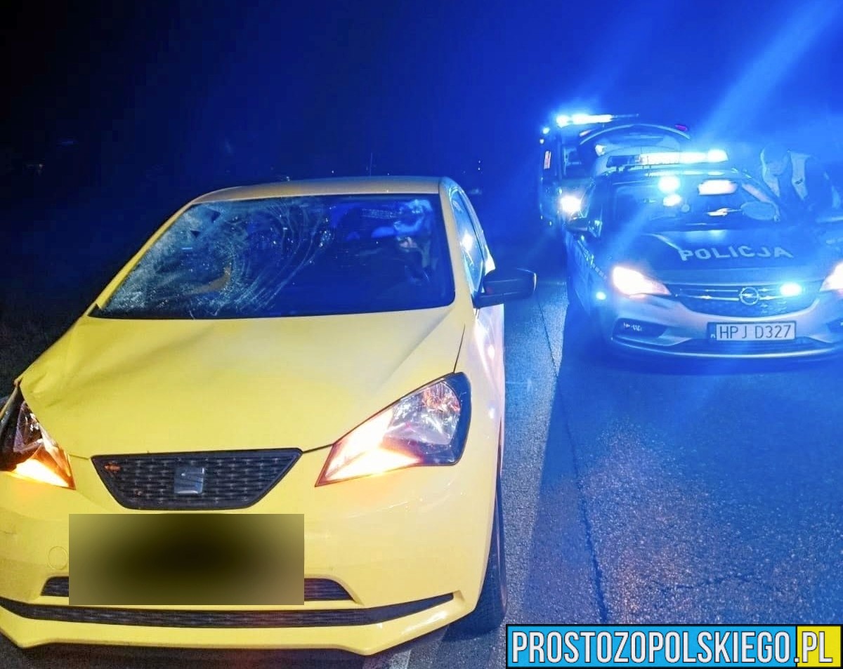 Poważny wypadek na trasie Kluczbork – Kuniów. 38-latek w ciężkim stanie trafił do szpitala