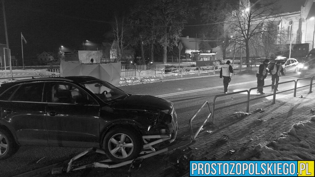 Tragiczny wypadek w Krzywiźnie. Pieszy zginął na DK11 – droga całkowicie zablokowana