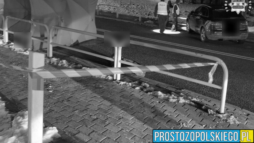 Tragiczny wypadek w Krzywiźnie. 66-letni pieszy zginął po wejściu pod nadjeżdżające audi