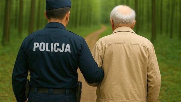 Dzięki pomocy policjantów zdezorientowany 66-latek wrócił do domu