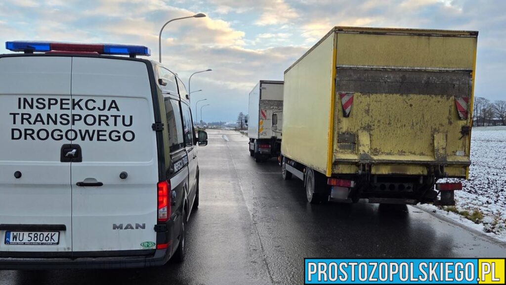 Opolscy inspektorzy skontrolowali 96 pojazdów. Zatrzymano aż 46 dowodów rejestracyjnych – akcja WITD Opole