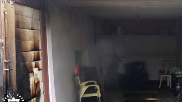 Grodków: po pożarze garażu policjanci odkryli narkotyki należące do 15-latka