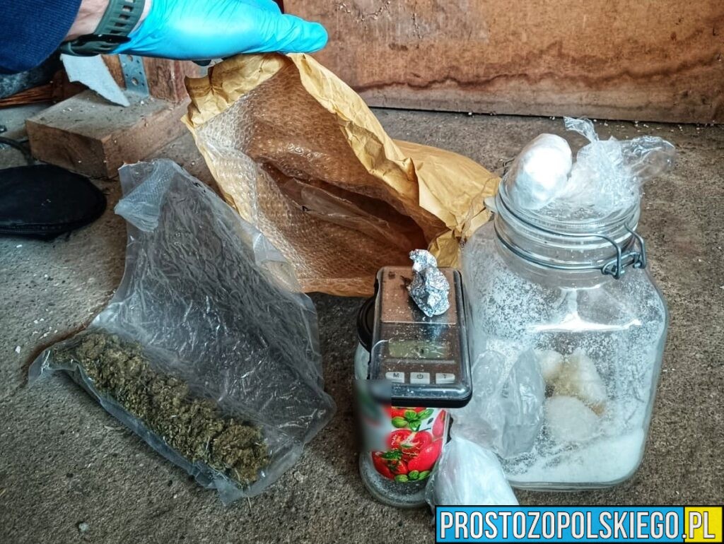 Policjanci z Opola zabezpieczyli ponad pół kilograma narkotyków. 29-latek z powiatu opolskiego zatrzymany
