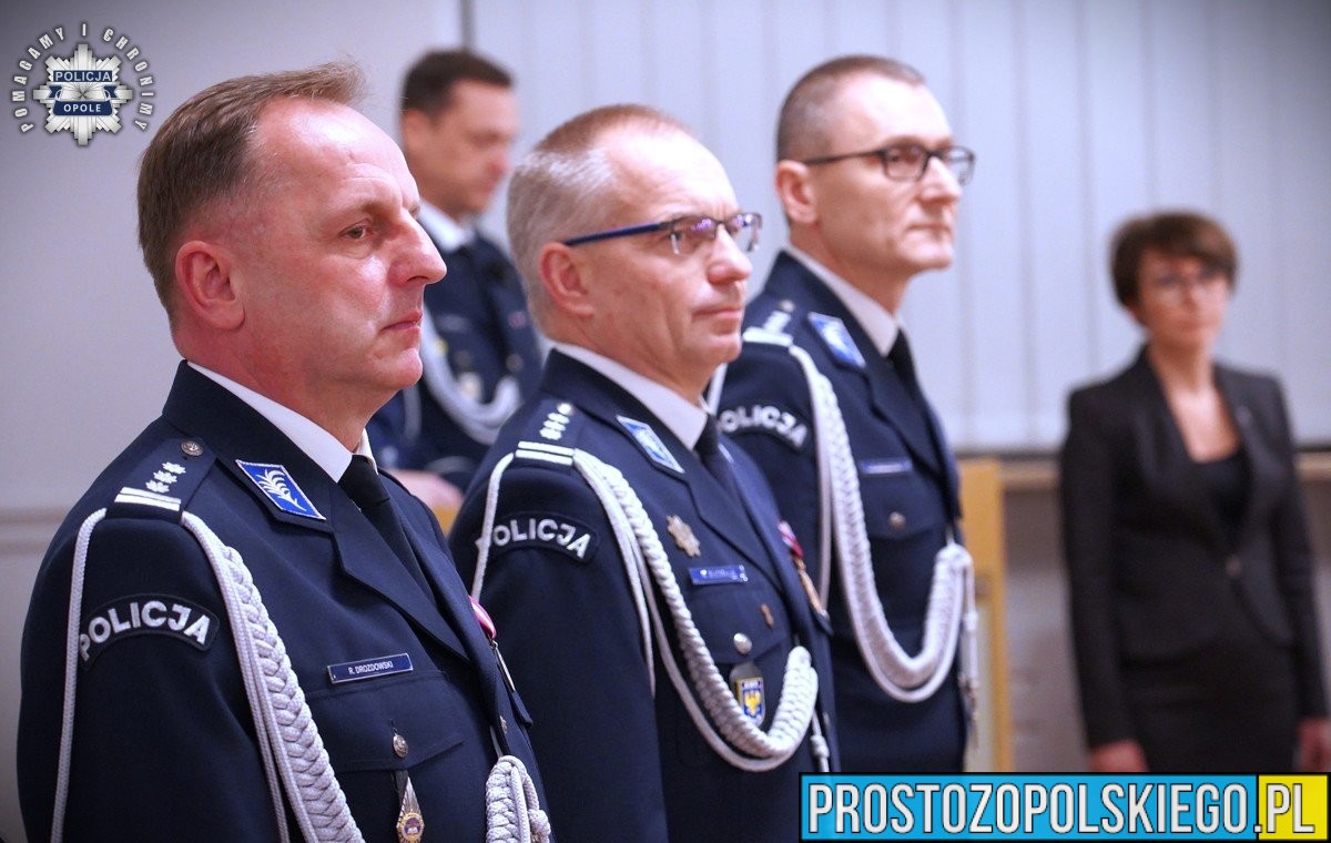 Opole: Uroczyste przekazanie obowiązków Komendanta Miejskiego Policji