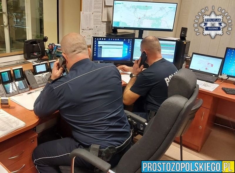 Olesno: Szybka akcja służb. 21-latek w kryzysie emocjonalnym odnaleziony w trzy godziny