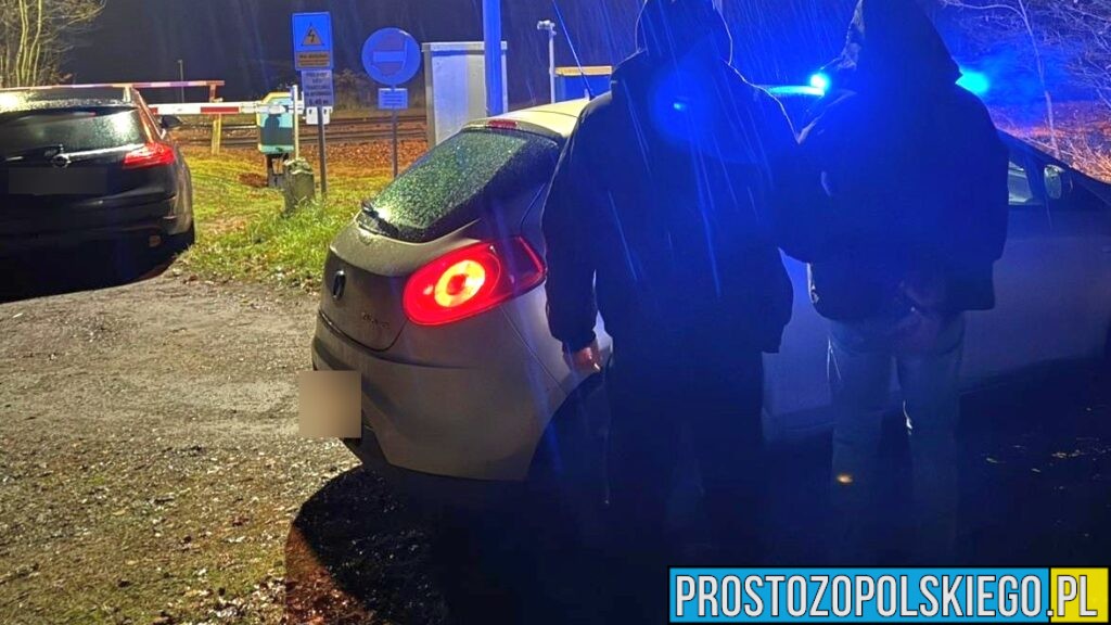 38-latek pod wpływem amfetaminy uderzył w drzewo. Świadek zareagował wzorowo i zablokował przejazd