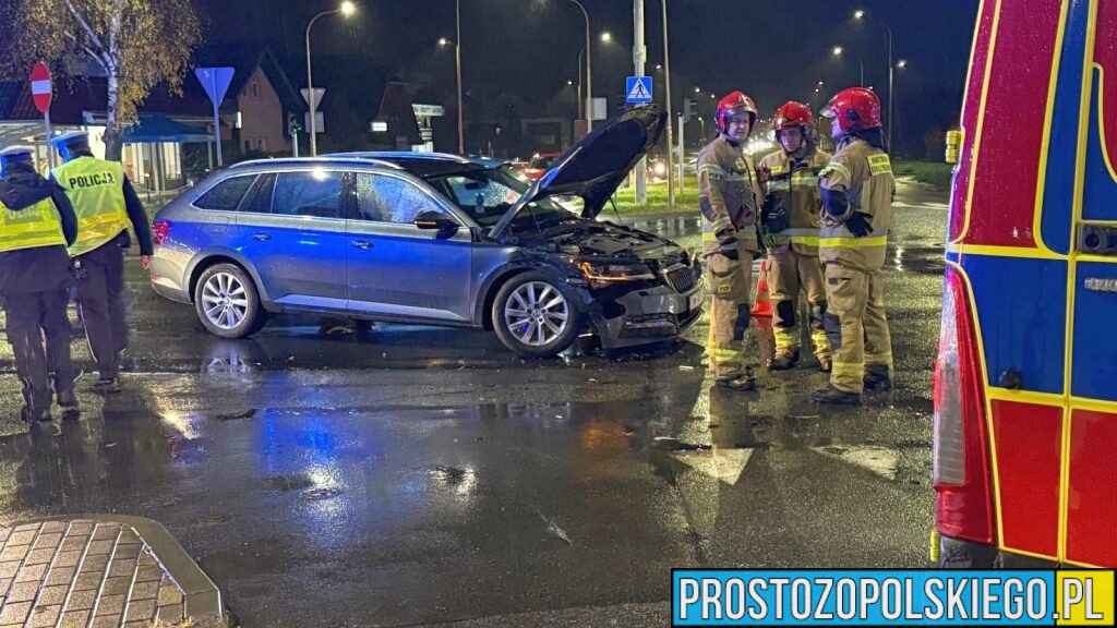 Opole: Wypadek na skrzyżowaniu Tysiąclecia – Witosa – Częstochowska.