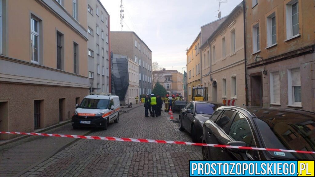 Rozszczelnienie instalacji gazowej w Namysłowie. Ewakuowano około 34 osoby