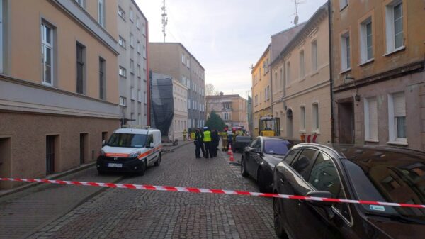 Rozszczelnienie instalacji gazowej w Namysłowie. Ewakuowano około 34 osoby