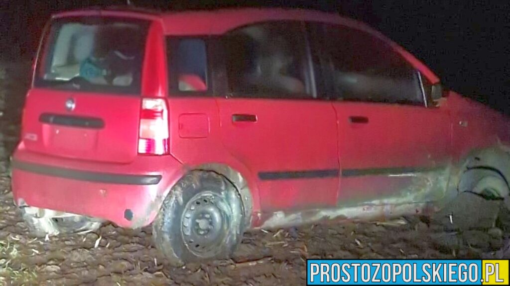 Ukradł samochód z kluczykami i porzucił go na polach. 34-latek zatrzymany przez prudnickich policjantów