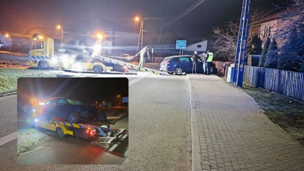 Ponad 3 promile alkoholu. 31-latek wjechał w ogrodzenie w Dalachowie