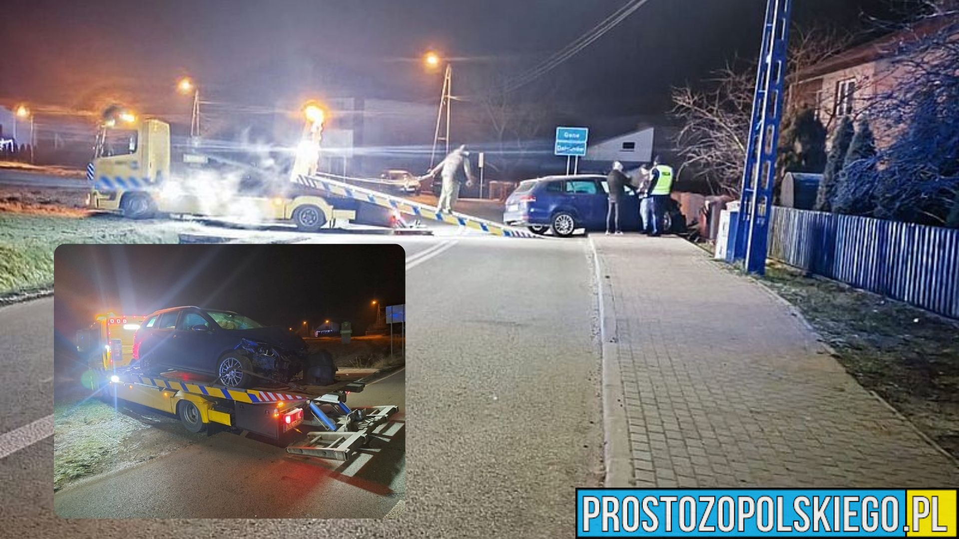 Ponad 3 promile alkoholu. 31-latek wjechał w ogrodzenie w Dalachowie