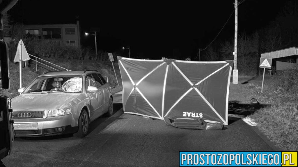 Tragiczny wypadek w Idzikowicach. Nie żyje 54-letni pieszy