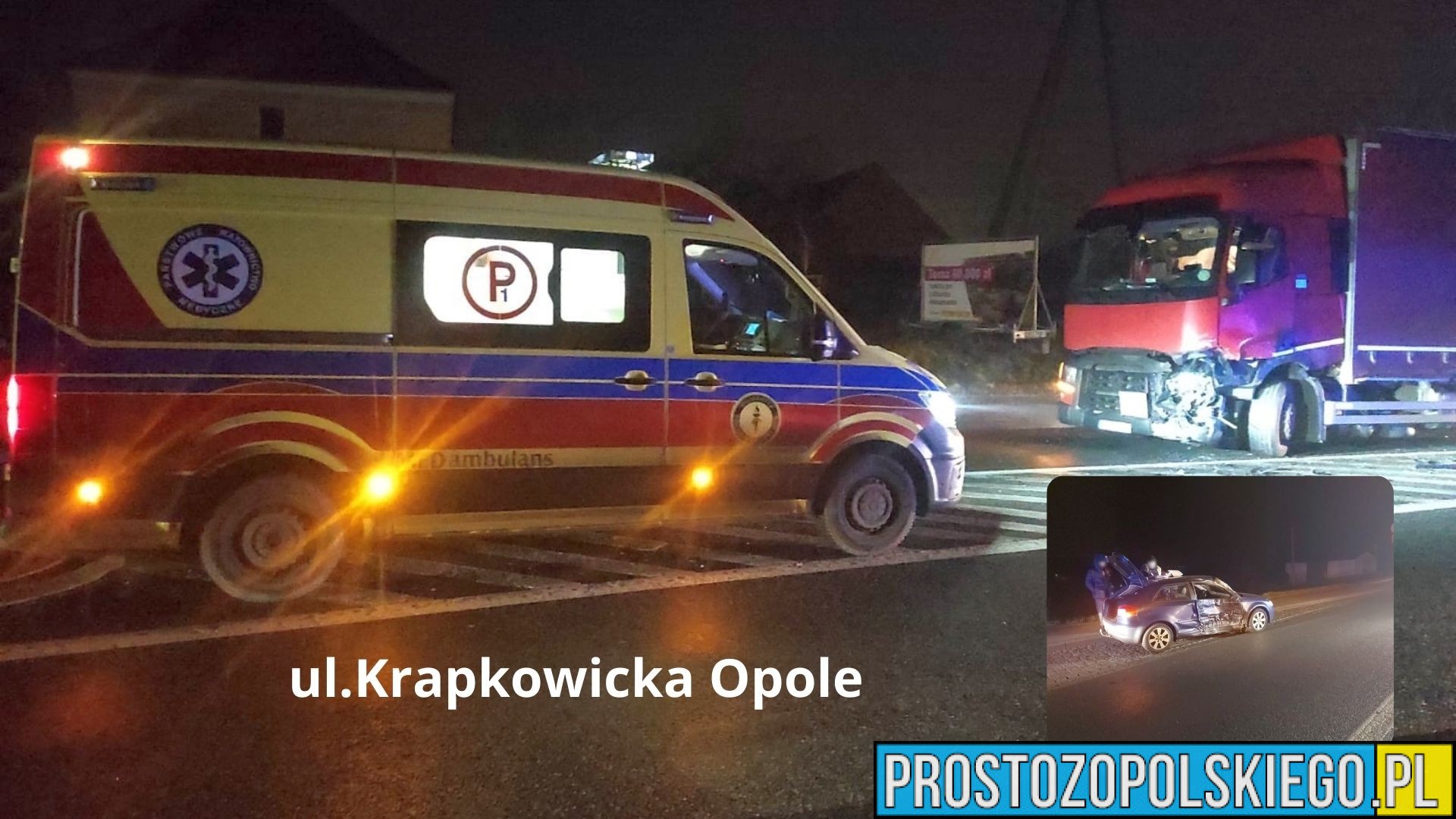 Wypadek na skrzyżowaniu ul. Krapkowickiej i Szkolnej w Opolu. Sprawca ukarany mandatem