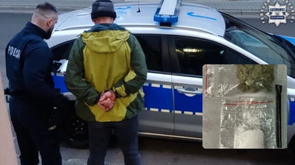 Dwa zatrzymania w powiecie kluczborskim. Policja zabezpieczyła narkotyki