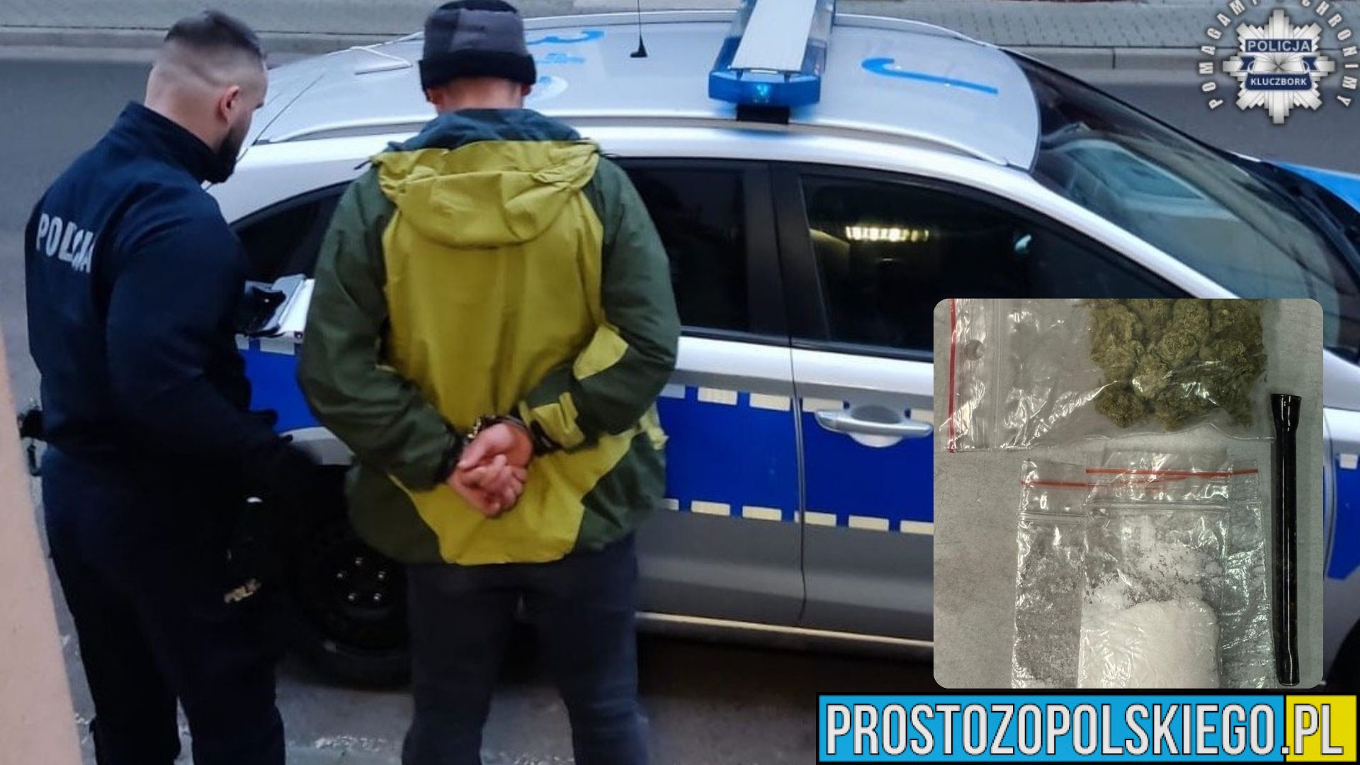 Dwa zatrzymania w powiecie kluczborskim. Policja zabezpieczyła narkotyki