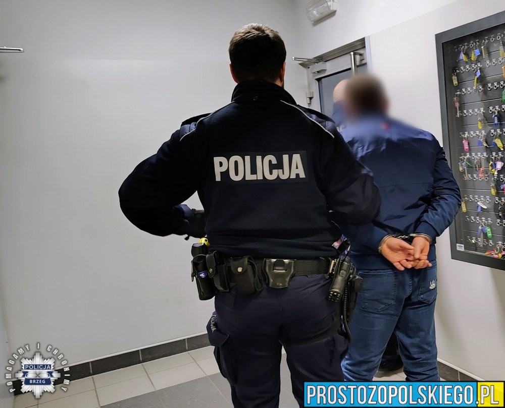 Ukrywał się przed więzieniem. Grodkowscy policjanci zatrzymali 25-latka