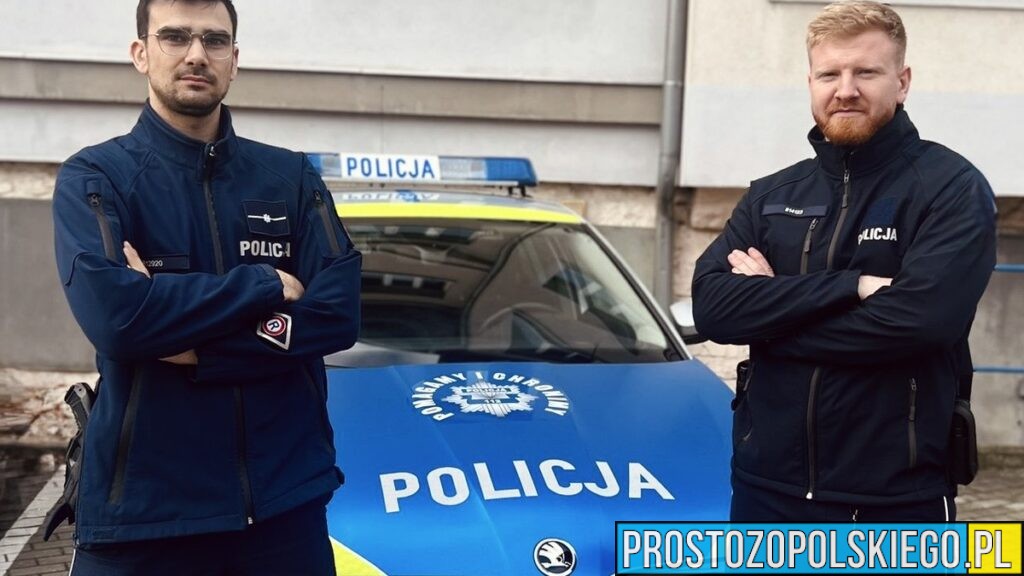 Policjanci uratowali kobietę przed zaczadzeniem