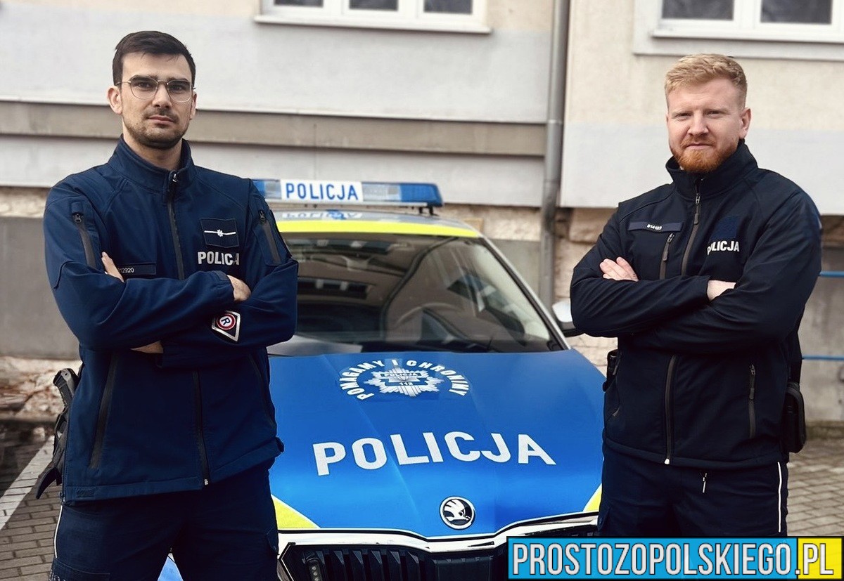 Policjanci uratowali kobietę przed zaczadzeniem