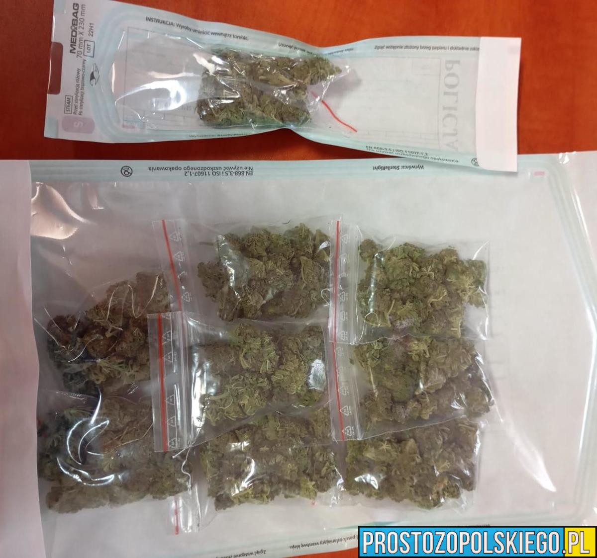 Opole: 42-latek i 35-latek z zarzutami narkotykowymi. Grozi im 3 lata więzienia