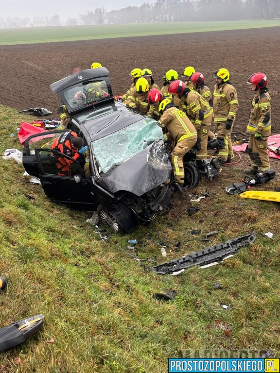 wypadek krapkowice, wypadek koło karpkowic, wypadek , poważny wypadek , wypadek na dw 409, ladowały dwa lpr, lądował helikopter plr,