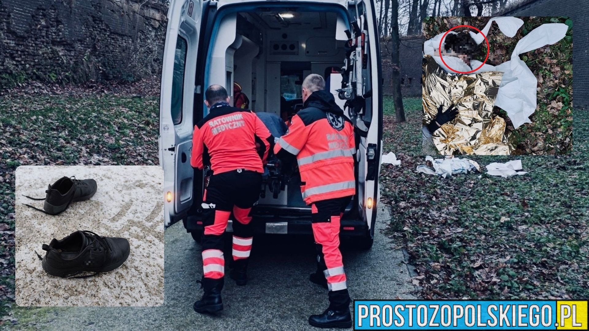 Nyscy policjanci uratowali kobietę przed wychłodzeniem. Apel o czujność podczas mrozów