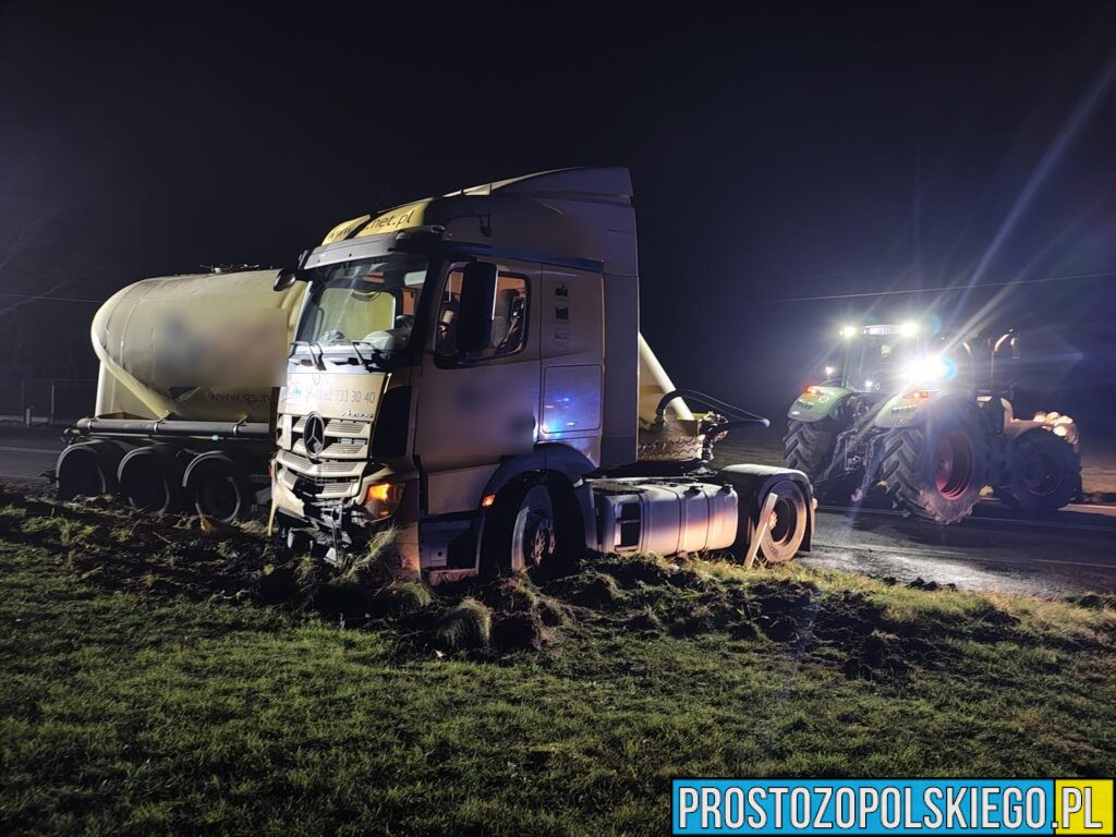 Wypadek z&nbsp;udziałem samochodu ciężarowego w&nbsp;Igłowicach.