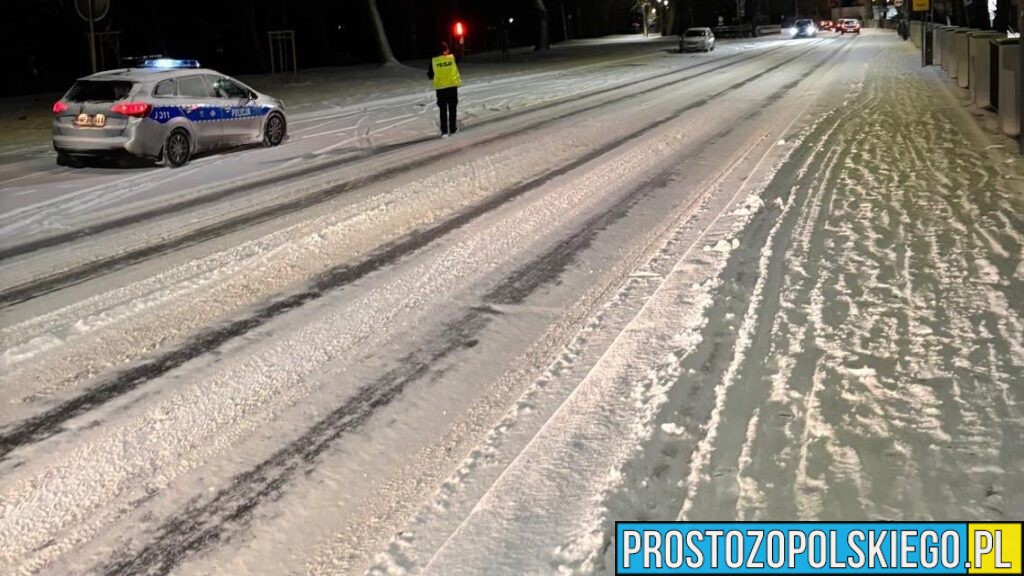 Trudne warunki na drogach. Policja apeluje o ostrożność