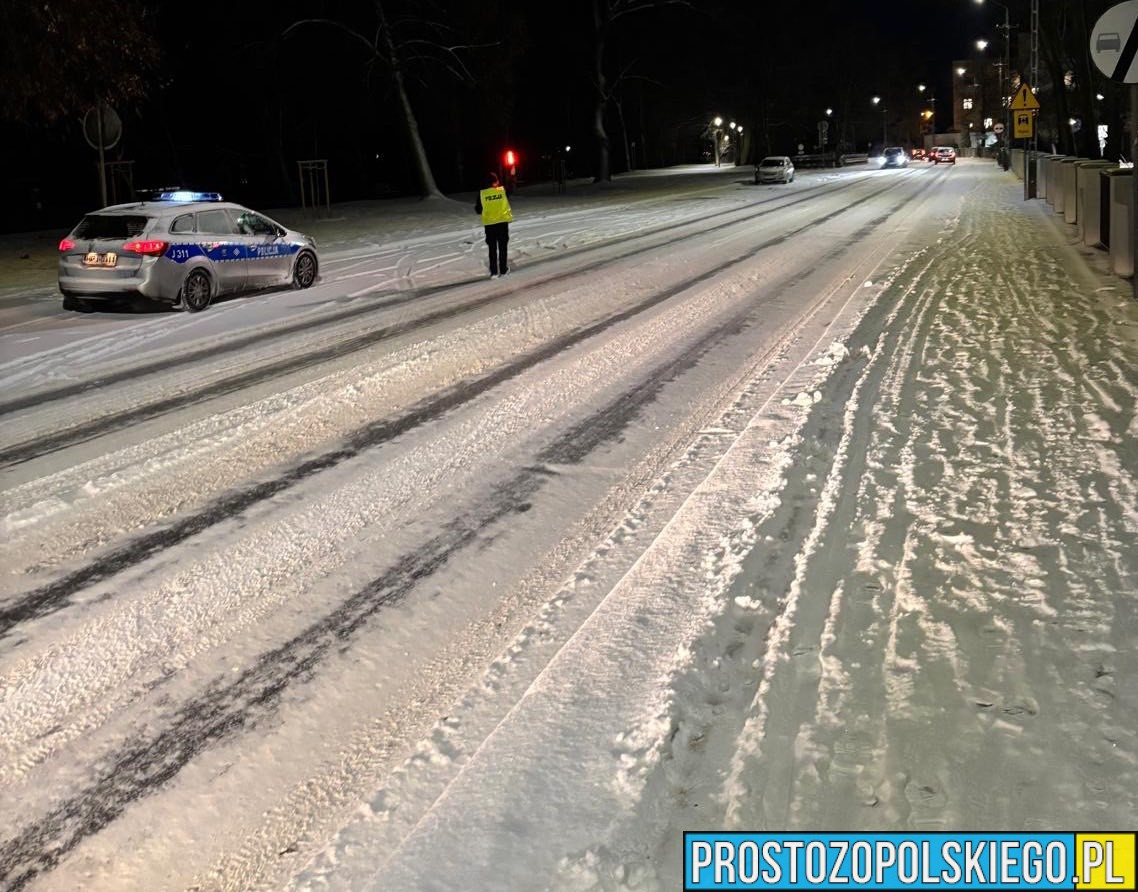 Trudne warunki na drogach. Policja apeluje o ostrożność