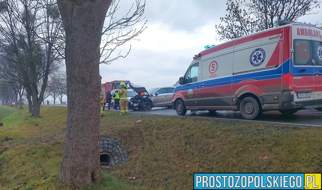 wypadek krapkowice, wypadek koło karpkowic, wypadek , poważny wypadek , wypadek na dw 409, ladowały dwa lpr, lądował helikopter plr,