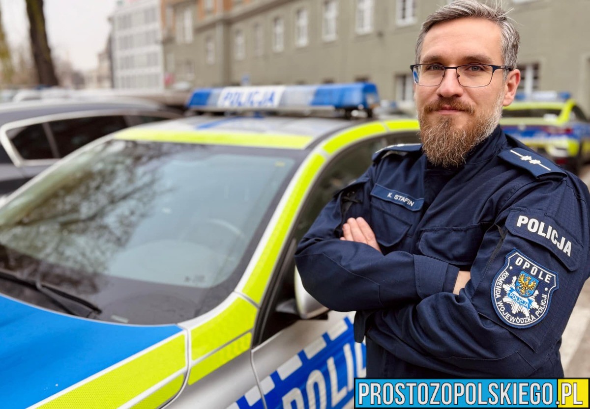 Policjant z Opolszczyzny uratował mężczyznę w kryzysie emocjonalnym. Reagował mimo że był po służbie
