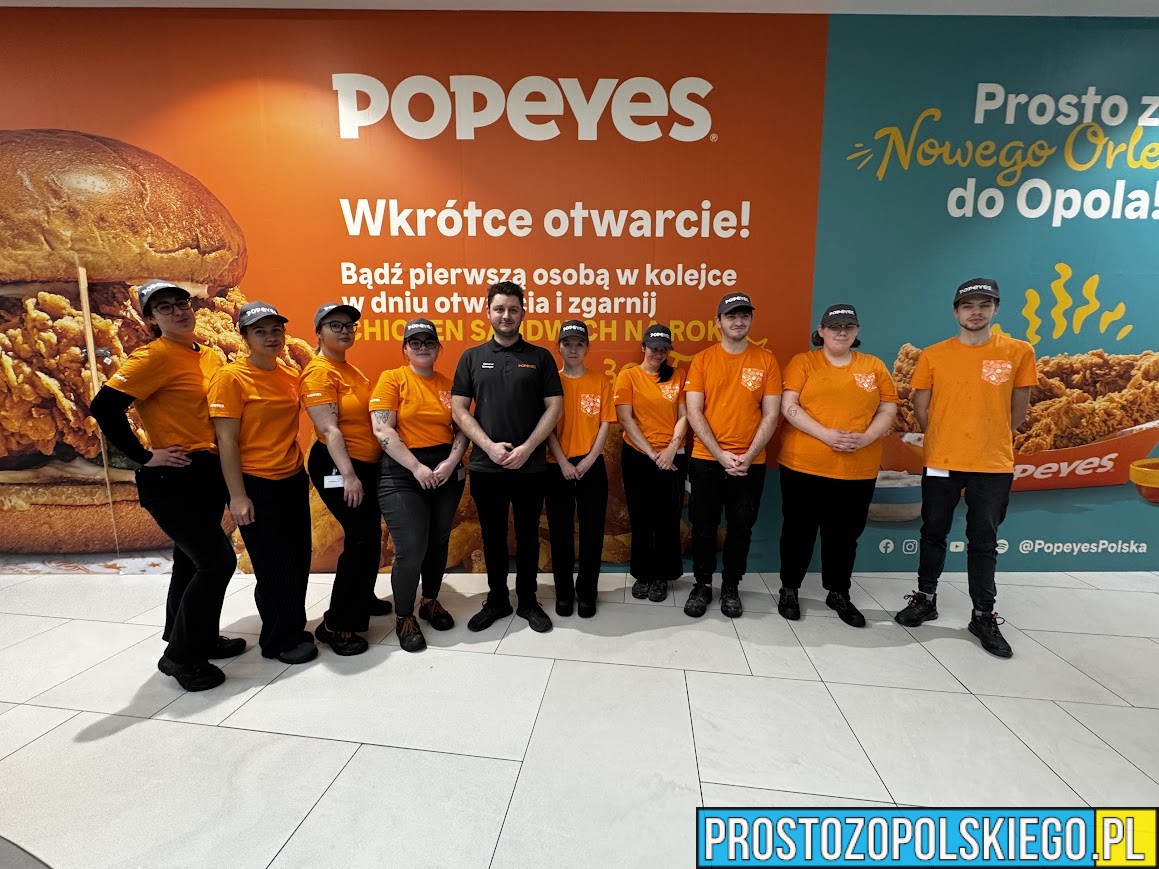 Opole! Już jutro wielkie otwarcie Popeyes w Solaris Center!