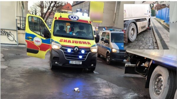 Groźne potrącenie rowerzysty w Brzegu. 87-letni senior trafił do szpitala