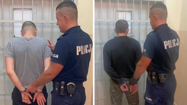 Jednego dnia policjanci z Kluczborka zatrzymali dwóch sprawców przemocy domowej