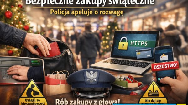Bezpieczne zakupy świąteczne. Policja apeluje o rozwagę