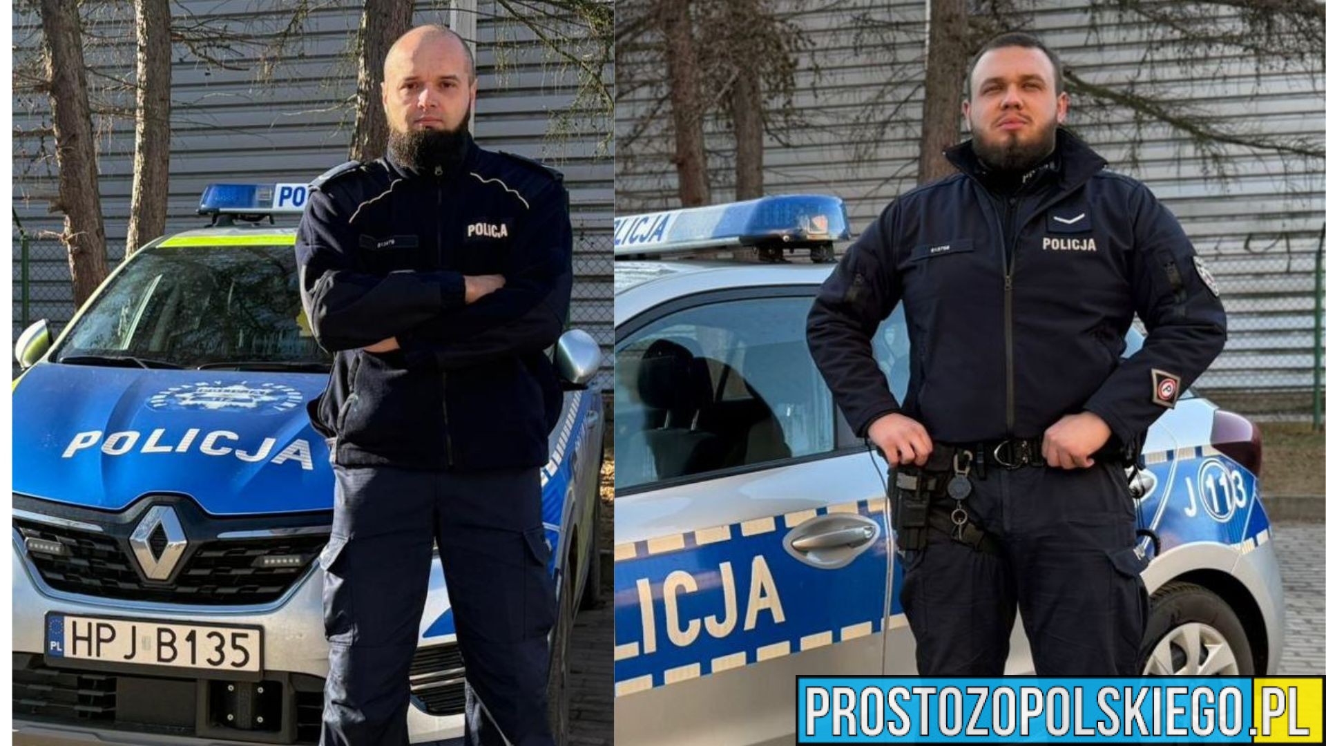 Lewin Brzeski: Policjanci uratowali mężczyznę z lodowatej rzeki. 29-latek trafił do szpitala