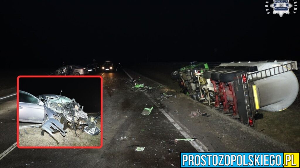 Śmiertelny wypadek na obwodnicy Gogolina. Zginął 41-letni kierowca