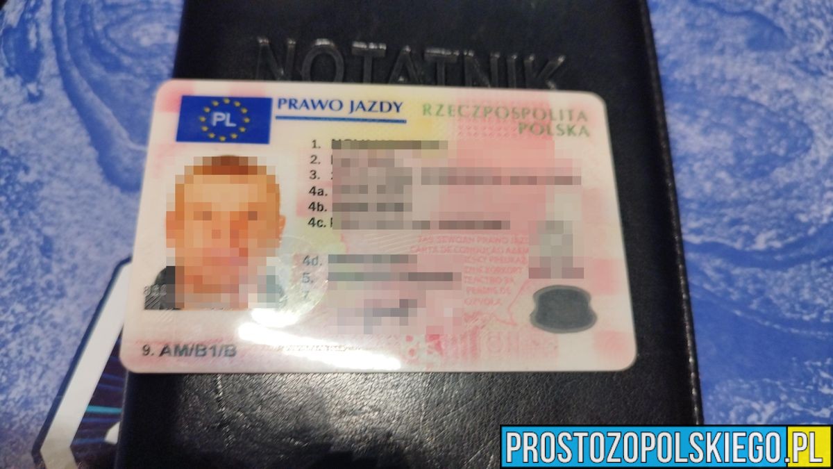 Prudnik: 40-latek posługiwał się podrobionym prawem jazdy. Grozi mu do 5 lat więzienia