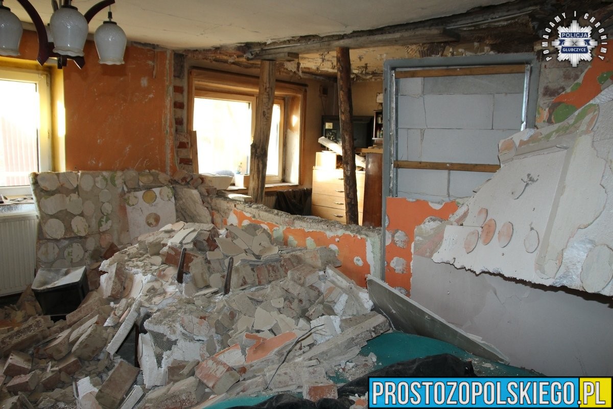 Włodzienin: Wybuch gazu w budynku mieszkalnym. 63-latek trafił do szpitala