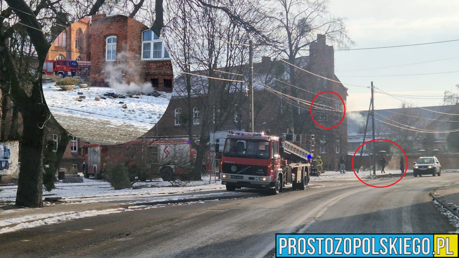 Pożar w budynku wielorodzinnym w Głogówku. Ewakuowano sześć osób