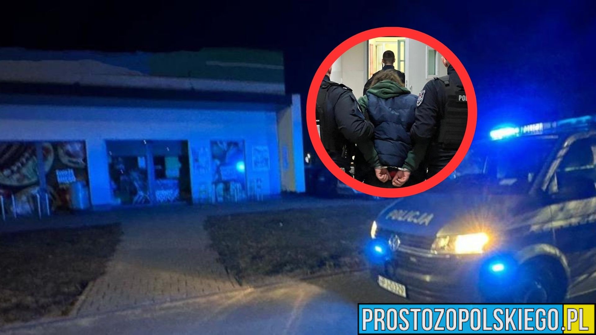 Włamanie do sklepu w Kluczborku. 38-latek zatrzymany na gorącym uczynku