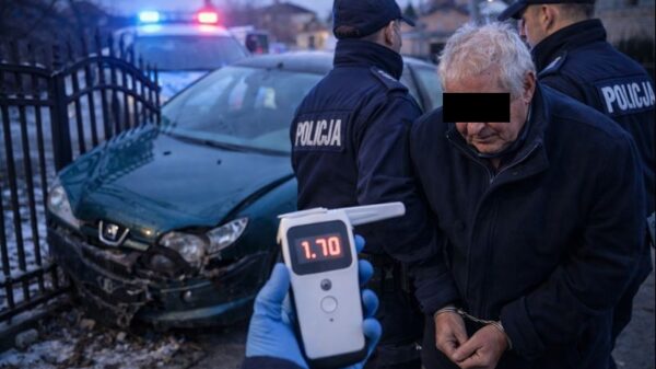 Do groźnej kolizji drogowej doszło 6 stycznia 2026 roku około godziny 16:30 w jednej z miejscowości na terenie gminy Łambinowice.