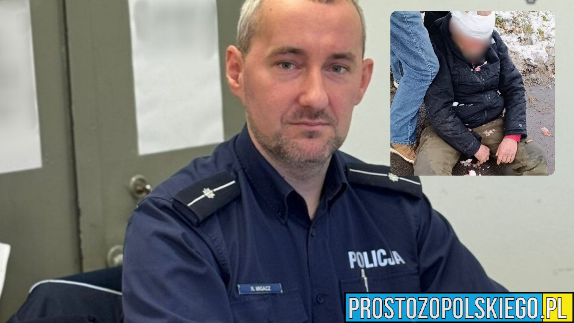 Policjant po służbie uratował rannego mężczyznę. Szybka reakcja w Raciborzu