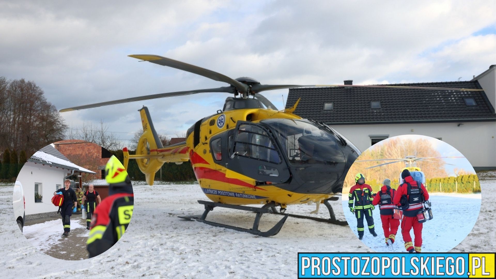 Komprachcice, ul. Klasztorna: 82-latek zmarł mimo reanimacji. Interweniował LPR Ratownik23 (WIDEO)